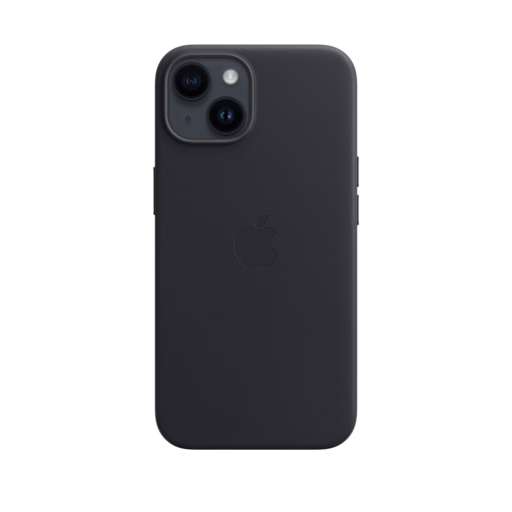 iPhone 14 Leather Case with MagSafe — Midnight