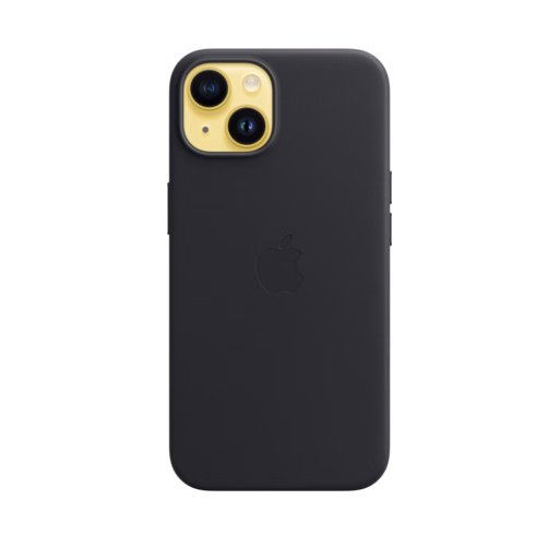 iPhone 14 Leather Case with MagSafe — Midnight
