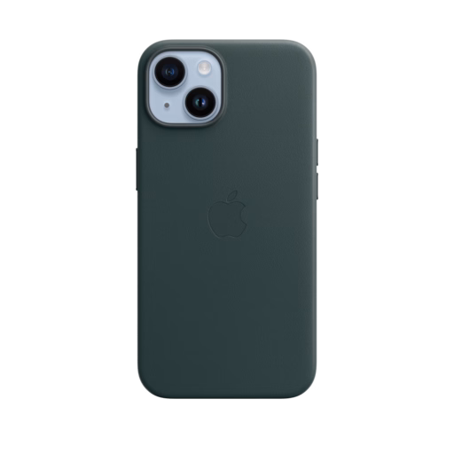 iPhone 14 Leather Case — Forest Green