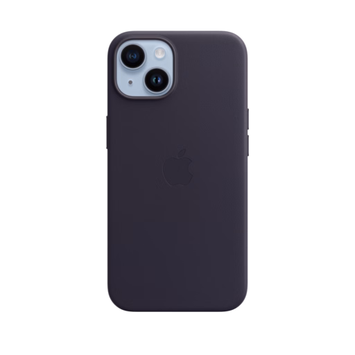 iPhone 14 Leather Case — Ink