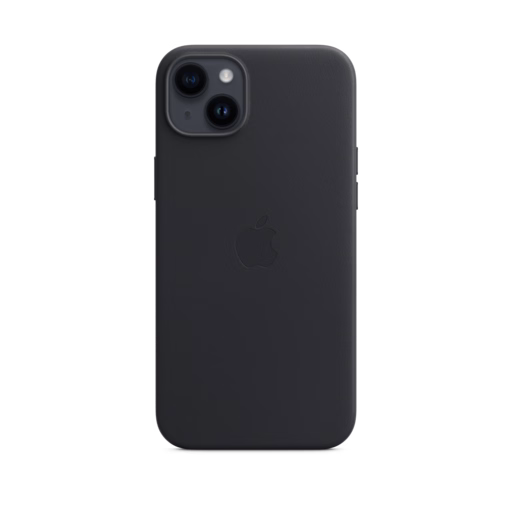 iPhone 14 Plus Leather Case with MagSafe — Midnight