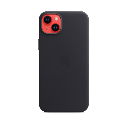 iPhone 14 Plus Leather Case with MagSafe — Midnight