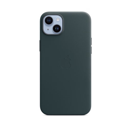 iPhone 14 Plus Leather Case — Forest Green