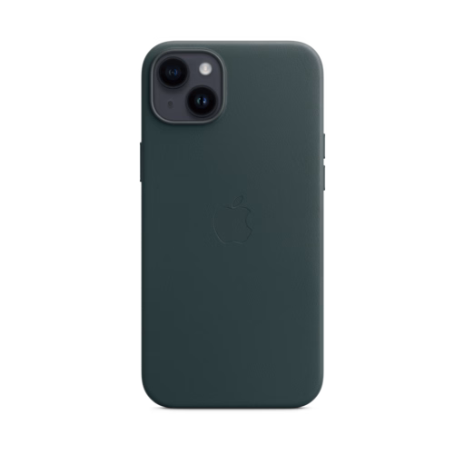 iPhone 14 Plus Leather Case with MagSafe — Forest Green