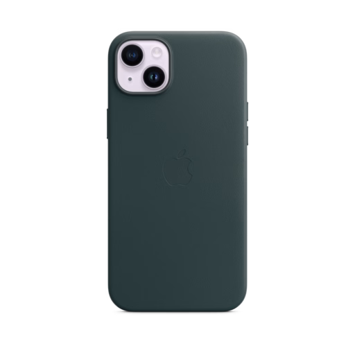 iPhone 14 Plus Leather Case with MagSafe — Forest Green