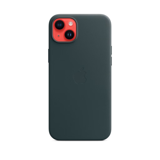 iPhone 14 Plus Leather Case with MagSafe — Forest Green