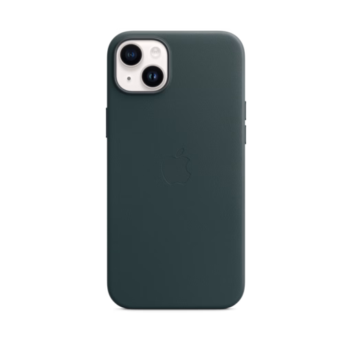 iPhone 14 Plus Leather Case with MagSafe — Forest Green