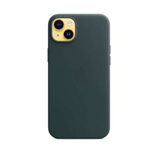 iPhone 14 Plus Leather Case with MagSafe — Forest Green