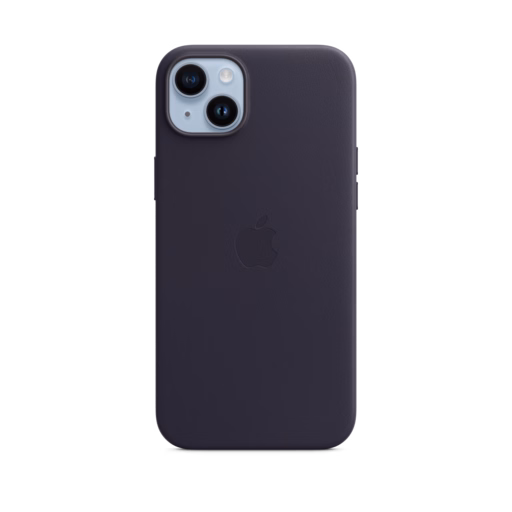 iPhone 14 Plus Leather Case — Ink