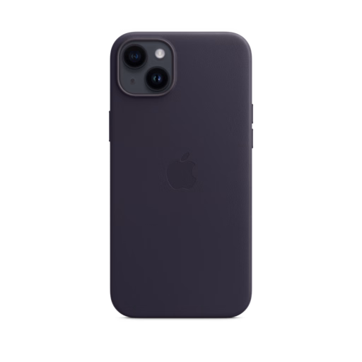 iPhone 14 Plus Leather Case with MagSafe — Ink