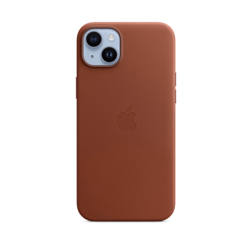 iPhone 14 Plus Leather Case — Umber