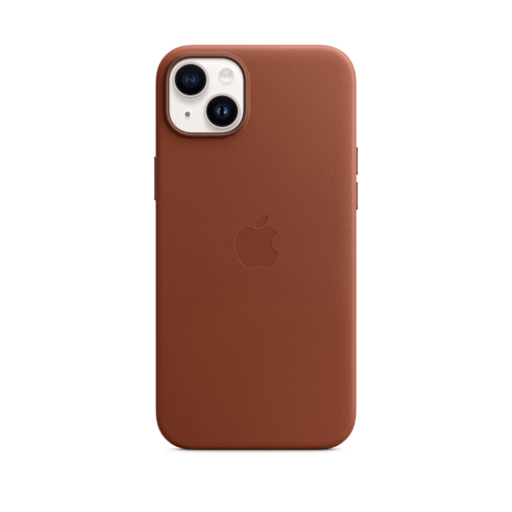 iPhone 14 Plus Leather Case with MagSafe — Umber