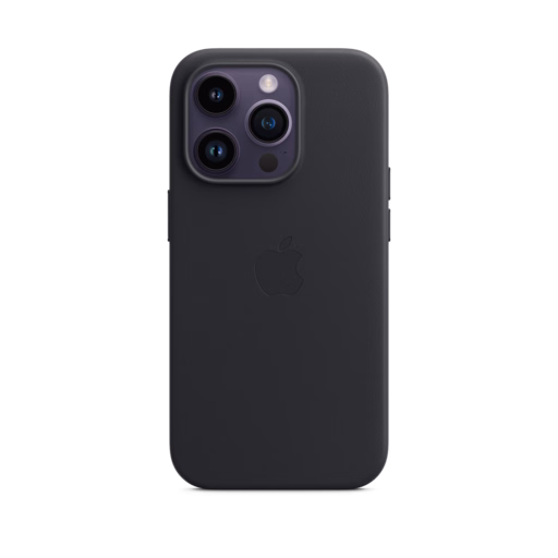 iPhone 14 Pro Leather Case — Midnight