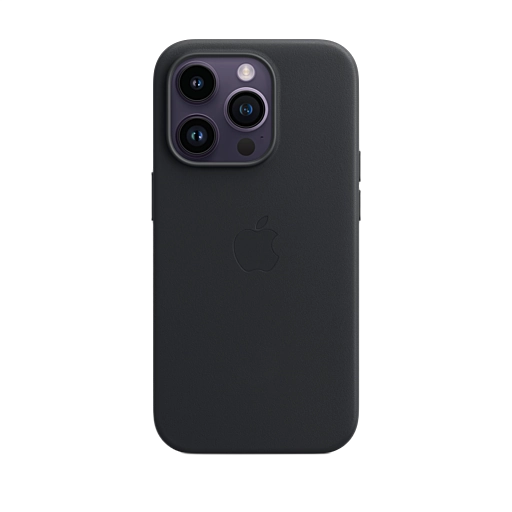 iPhone 14 Pro Leather Case — Midnight
