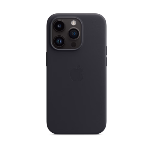 iPhone 14 Pro Leather Case with MagSafe — Midnight