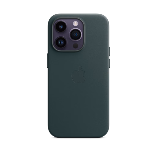 iPhone 14 Pro Leather Case — Forest Green