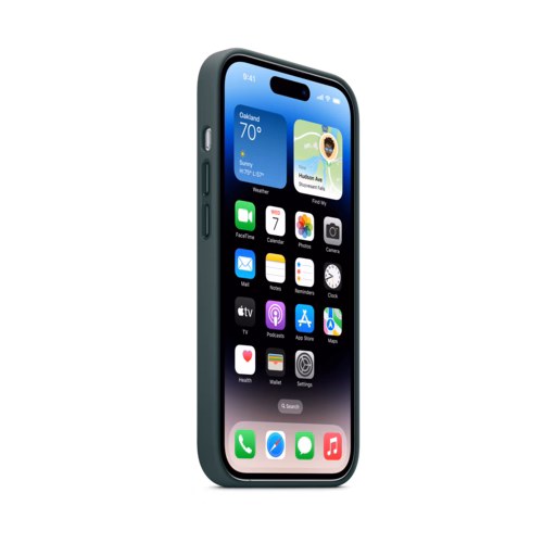 iPhone 14 Pro Leather Case with MagSafe — Forest Green