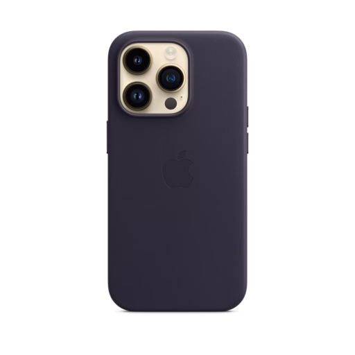 iPhone 14 Pro Leather Case with MagSafe — Ink