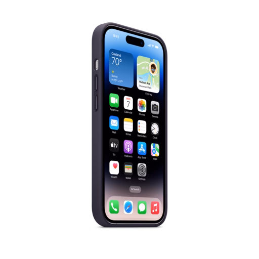 iPhone 14 Pro Leather Case with MagSafe — Ink