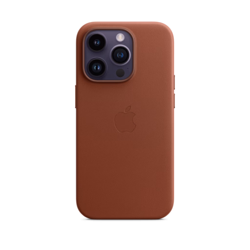 iPhone 14 Pro Leather Case — Umber
