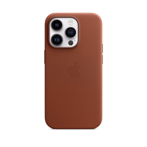 iPhone 14 Pro Leather Case with MagSafe — Umber