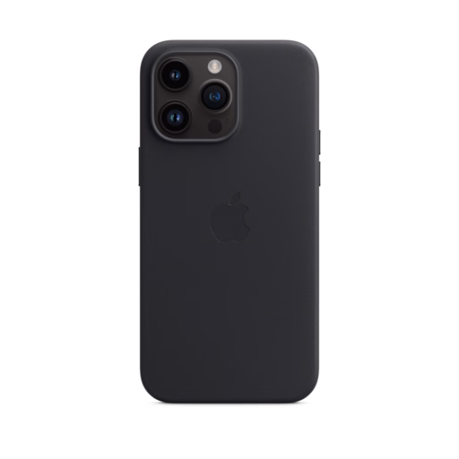 iPhone 14 Pro Max Leather Case with MagSafe — Midnight