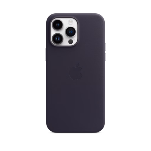 iPhone 14 Pro Max Leather Case with MagSafe — Ink