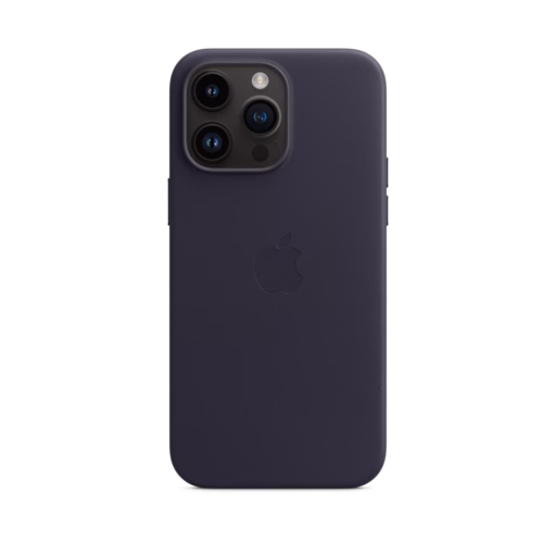 iPhone 14 Pro Max Leather Case with MagSafe — Ink