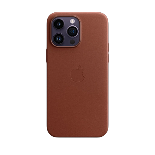 iPhone 14 Pro Max Leather Case — Umber