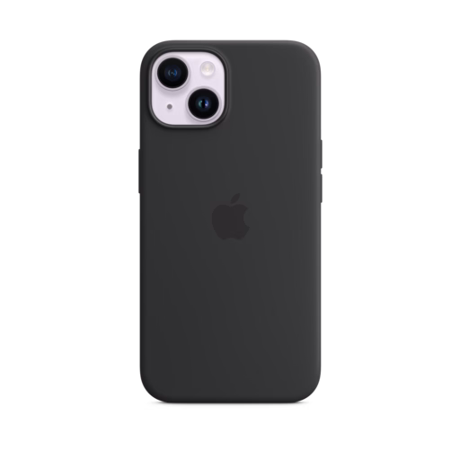 iPhone 14 Silicone Case with MagSafe — Midnight