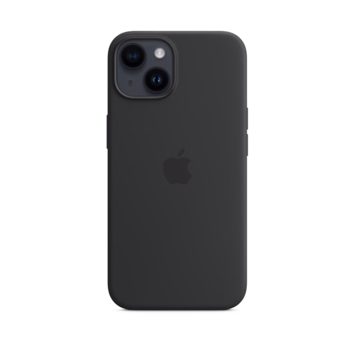 iPhone 14 Silicone Case with MagSafe — Midnight