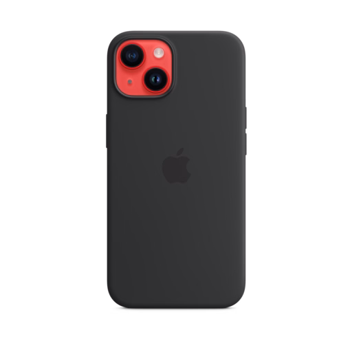 iPhone 14 Silicone Case with MagSafe — Midnight