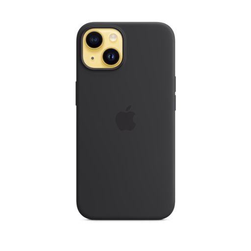 iPhone 14 Silicone Case with MagSafe — Midnight