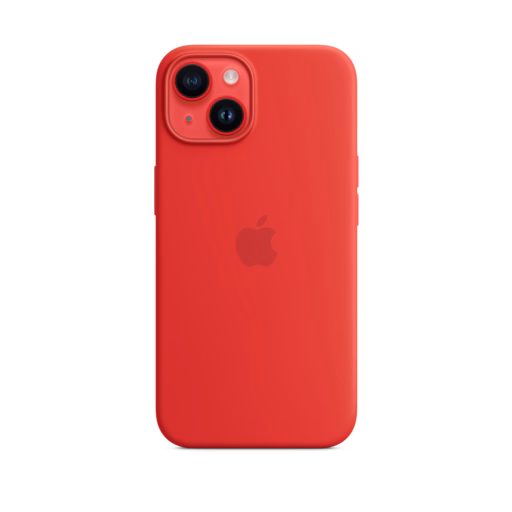 iPhone 14 Silicone Case with MagSafe — (PRODUCT)RED