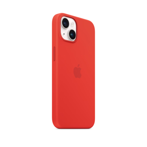 iPhone 14 Silicone Case with MagSafe — (PRODUCT)RED