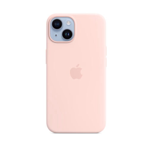 iPhone 14 Silicone Case — Chalk Pink