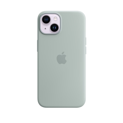 iPhone 14 Silicone Case with MagSafe — Succulent