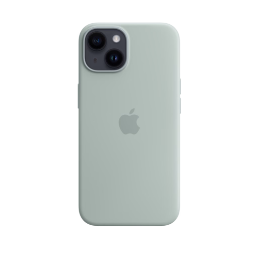 iPhone 14 Silicone Case with MagSafe — Succulent
