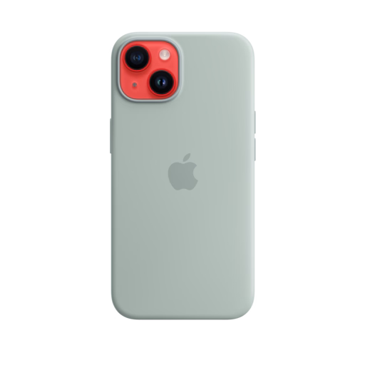 iPhone 14 Silicone Case with MagSafe — Succulent