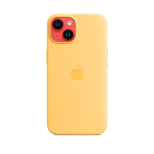 iPhone 14 Silicone Case with MagSafe — Sunglow