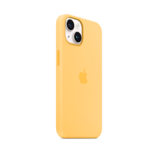 iPhone 14 Silicone Case with MagSafe — Sunglow