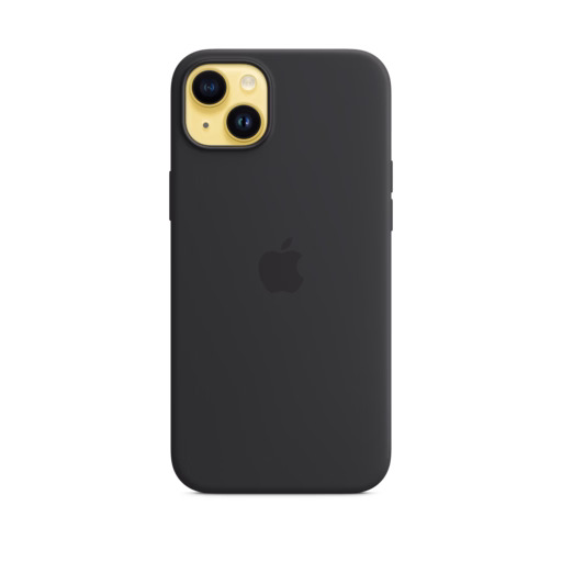 iPhone 14 Plus Silicone Case with MagSafe — Midnight
