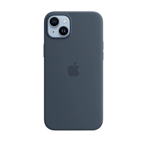 iPhone 14 Plus Silicone Case — Storm Blue