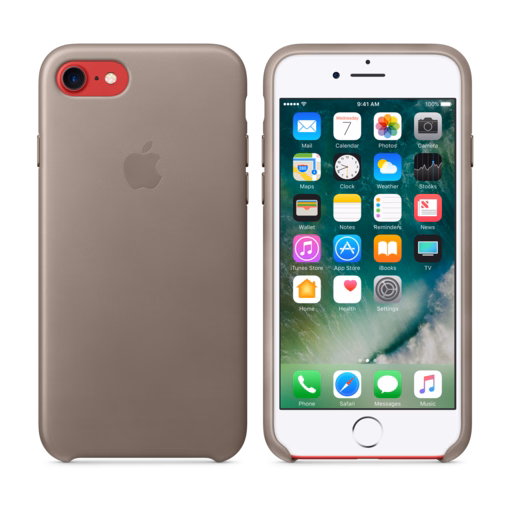iPhone 7 Leather Case — Taupe