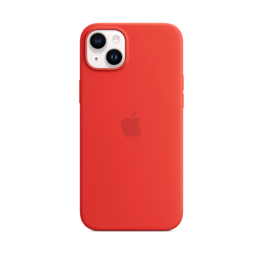 iPhone 14 Plus Silicone Case with MagSafe — (PRODUCT)RED