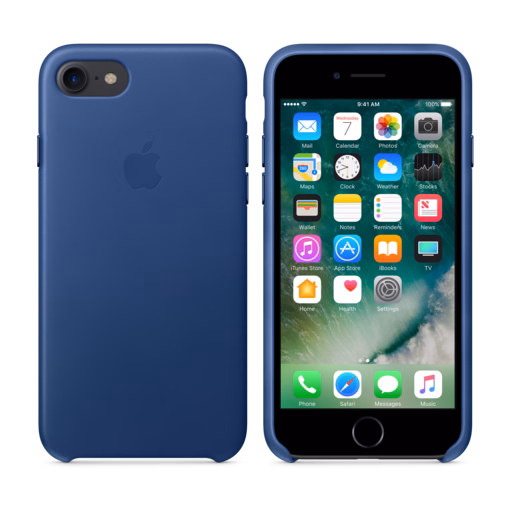 iPhone 7 Leather Case — Sapphire