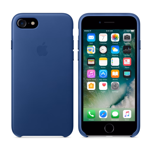 iPhone 7 Leather Case — Sapphire
