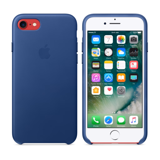iPhone 7 Leather Case — Sapphire