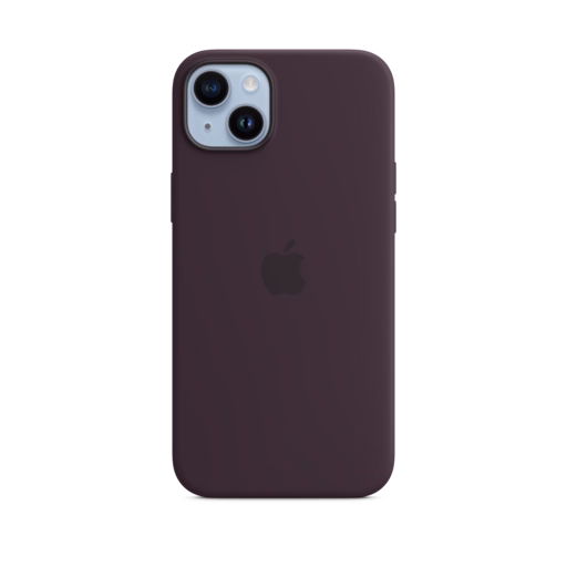 iPhone 14 Plus Silicone Case — Elderberry