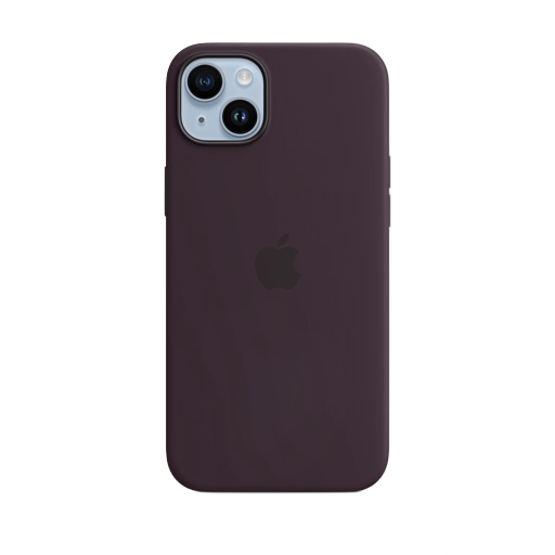 iPhone 14 Plus Silicone Case — Elderberry